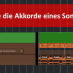 Akkorde eines Songs