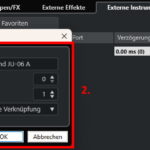 Cubase Externe Instrumente