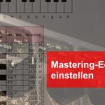 Mastering-Equalizer einstellen