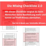 Mixing Checkliste 2